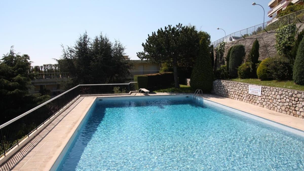 3 Pieces Vue Mer Et Piscine Quartier Parc Imperial Nice Eksteriør billede